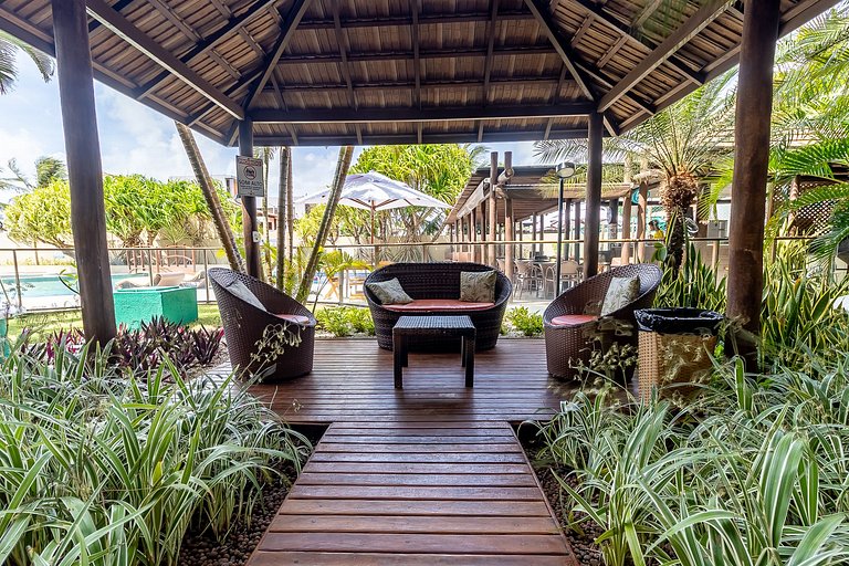 Apartamento no condomínio Barra Bali, Resort de Luxo - Desti